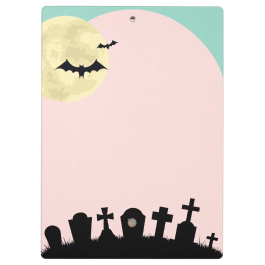 Pastel Graveyard Klemmbrett (Rückseite)