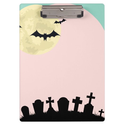 Pastel Graveyard Klemmbrett (Vorderseite)