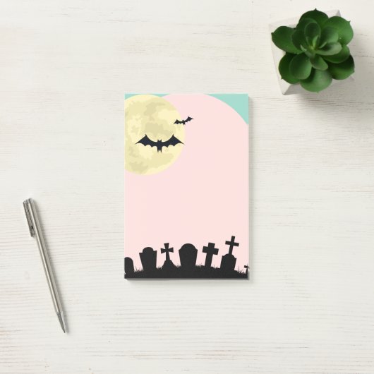 Pastel Graveyard Post-it Klebezettel (Büro)