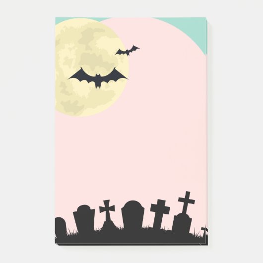 Pastel Graveyard Post-it Klebezettel (Vorderseite)