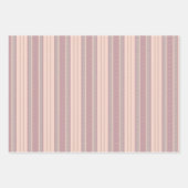 Pastel Gray Red Chevron Stripes Geschenkpapier Set (Vorderseite 3)