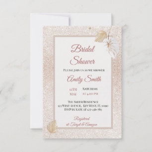 Pastel Gray Silk Brautparty Invintation RSVP Karte