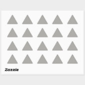 Pastel Gray Triangle Sticker (Blatt)