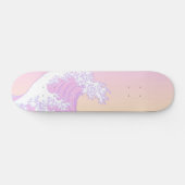 Pastel Great Wave off Kanagawa Skateboard (Horizontal)
