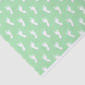 PASTEL-GREEN-BABY-FEET SEIDENPAPIER (Ausschnitt)