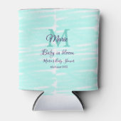 Pastel green baby in bloom monogram baby shower te dosenkühler (Vorderseite)