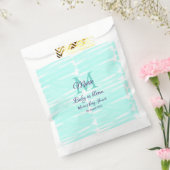 Pastel green baby in bloom monogram baby shower te geschenktütchen (Versiegelt)