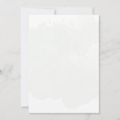 Pastel Green Beige Kinderdusche Einladung (Rückseite)