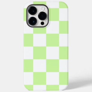 Pastel Green Checkered Gingham Pattern Case-Mate iPhone 14 Pro Max Hülle