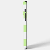 Pastel Green Checkered Gingham Pattern Case-Mate iPhone Hülle (Rückseite / Links)