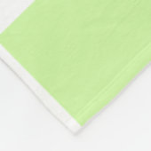 Pastel Green Checkered Gingham Pattern Fleecedecke (Ecke)