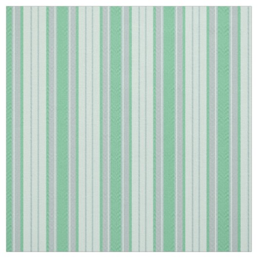 Pastel Green Chevron Stripes Stoff (Muster)