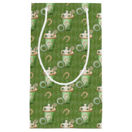 PASTEL GREEN & CREAM IRISH GETRÄNKE KLEINE GESCHENKTÜTE