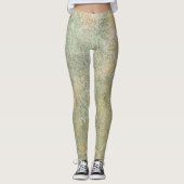 Pastel Green Crean Beige Natursandstone Leggings (Vorderseite)