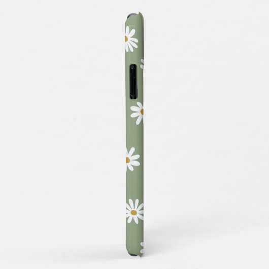 Pastel Green Daisy Blume Case-Mate iPhone Hülle (Hinten/Rechts)