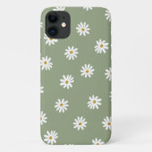 Pastel Green Daisy Blume Case-Mate iPhone Hülle (Rückseite)