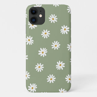 Pastel Green Daisy Blume Case-Mate iPhone Hülle