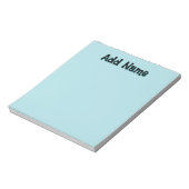 Pastel Green Einzigartige Geschenke für Personalis Notizblock (Rotiert)