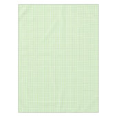 Pastel Green Gingham Pattern Tischdecke (Vorderseite)