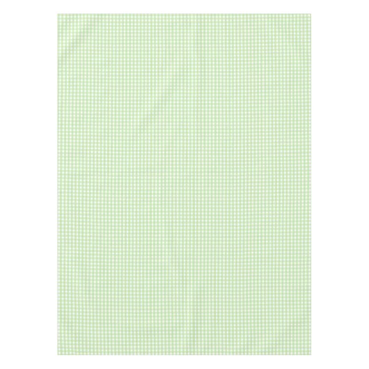 Pastel Green Gingham Pattern Tischdecke (Vorderseite)