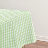 Pastel Green Gingham Pattern Tischdecke (Beispiel)
