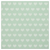 Pastel Green Hearts Muster Stoff (Muster)