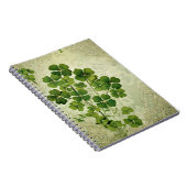 PASTEL GREEN INTRICATE LACE SEHEN IRISH PATTERN NOTIZBLOCK (Rechte Seite)