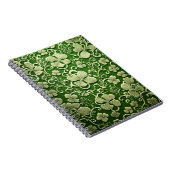 PASTEL GREEN INTRICATE LACE SEHEN IRISH PATTERN NOTIZBLOCK (Rechte Seite)