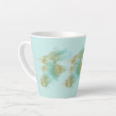 "Pastel Green Latte Tasse - Elegantes Minimalistis (Linke Ecke)
