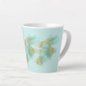 "Pastel Green Latte Tasse - Elegantes Minimalistis (Rechte Ecke)