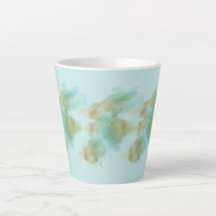 "Pastel Green Latte Tasse - Elegantes Minimalistis