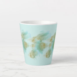 "Pastel Green Latte Tasse - Elegantes Minimalistis