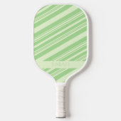 Pastel Green Olive Green Eleganter Chic Individuel Pickleball Schläger (Vorderseite)