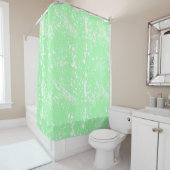 Pastel Green Paint Spritzer Duschvorhang (Beispiel)