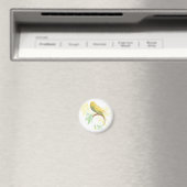 Pastel Green Parakeet Magnet (In Situ (Geschirrspüler))
