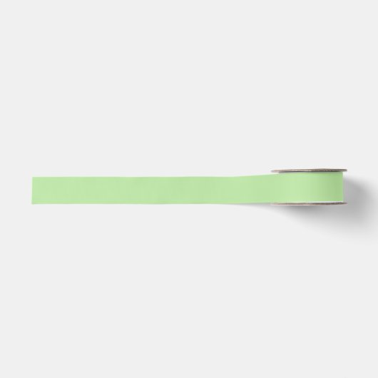 Pastel Green Ribbon Ripsband (Vorderseite)