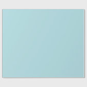 Pastel Green Solid Color | Classic | elegant Geschenkpapier (Flach)
