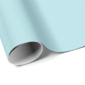 Pastel Green Solid Color | Classic | elegant Geschenkpapier (Rolleneckpunkt)