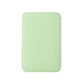 Pastel Green Tea Leaf Solid Farbe Badematte (Vorderseite Vertikal)