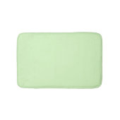 Pastel Green Tea Leaf Solid Farbe Badematte (Vorderseite)