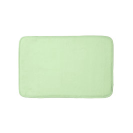Pastel Green Tea Leaf Solid Farbe Badematte