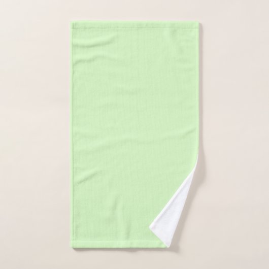 Pastel Green Tea Leaf Solid Farbe Badhandtuch Set (Handtuch)