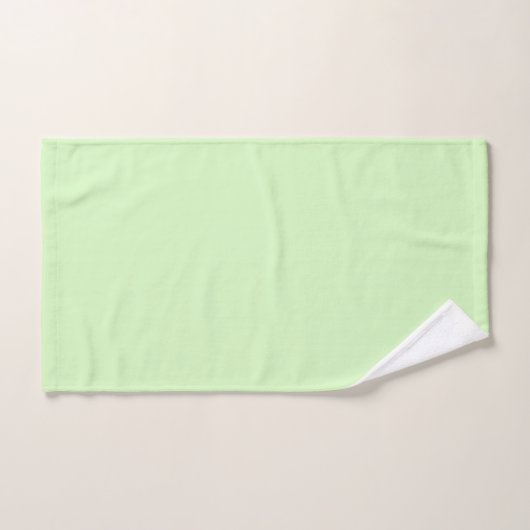 Pastel Green Tea Leaf Solid Farbe Badhandtuch Set (Handtuch)