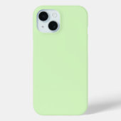 Pastel Green Tea Leaf Solid Farbe Case-Mate iPhone Hülle (Rückseite)