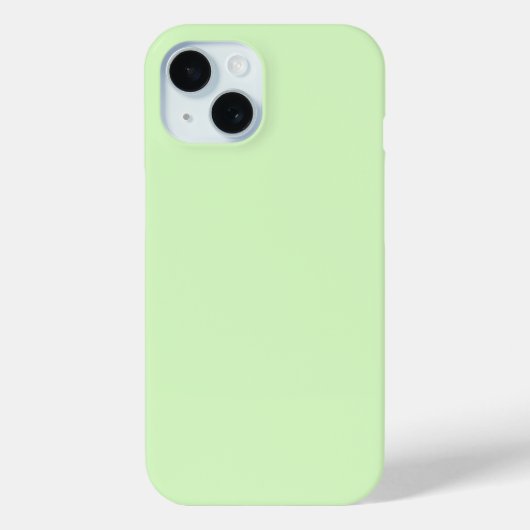 Pastel Green Tea Leaf Solid Farbe Case-Mate iPhone Hülle (Rückseite)