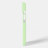 Pastel Green Tea Leaf Solid Farbe Case-Mate iPhone Hülle (Rückseite / Links)