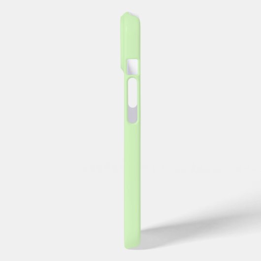Pastel Green Tea Leaf Solid Farbe Case-Mate iPhone Hülle (Rückseite / Links)