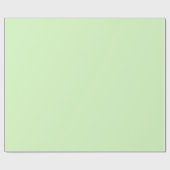 Pastel Green Tea Leaf Solid Farbe Geschenkpapier (Flach)