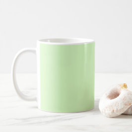 Pastel Green Tea Leaf Solid Farbe Kaffeetasse