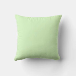Pastel Green Tea Leaf Solid Farbe Kissen